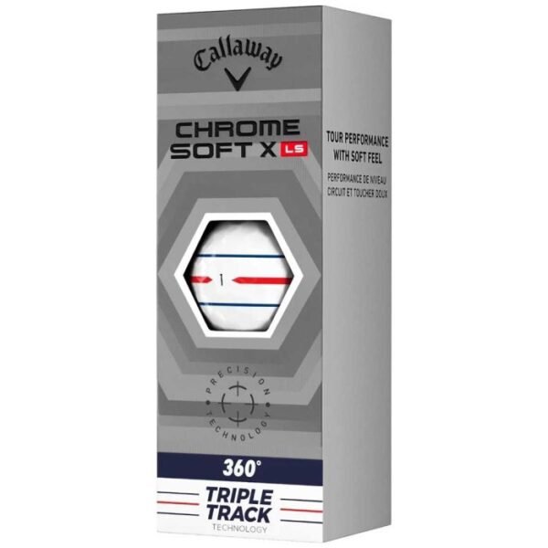 Callaway Chrome Soft X LS 360 Triple Track White Golf Balls